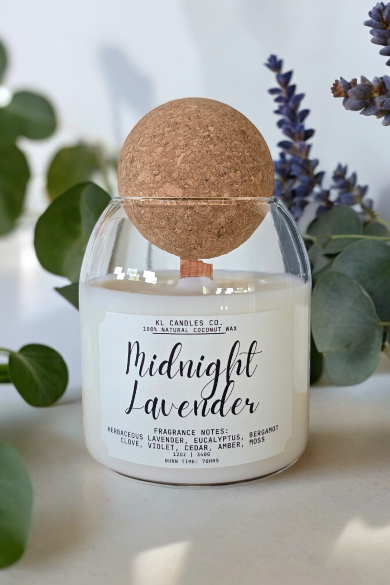 Midnight Lavender Scented Candle