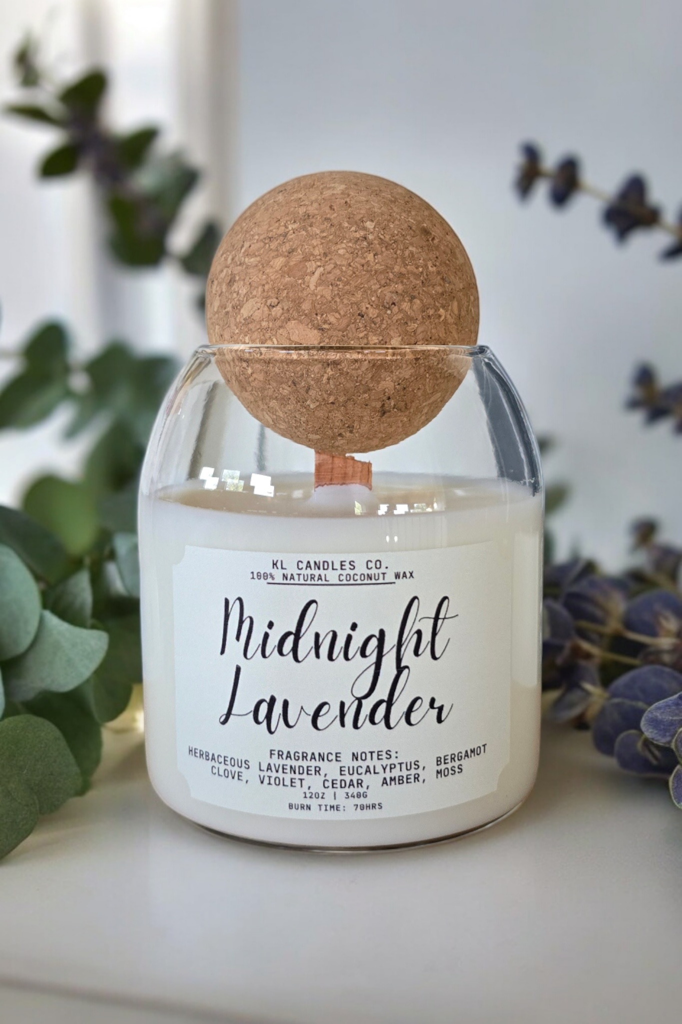 Midnight Lavender Scented Candle