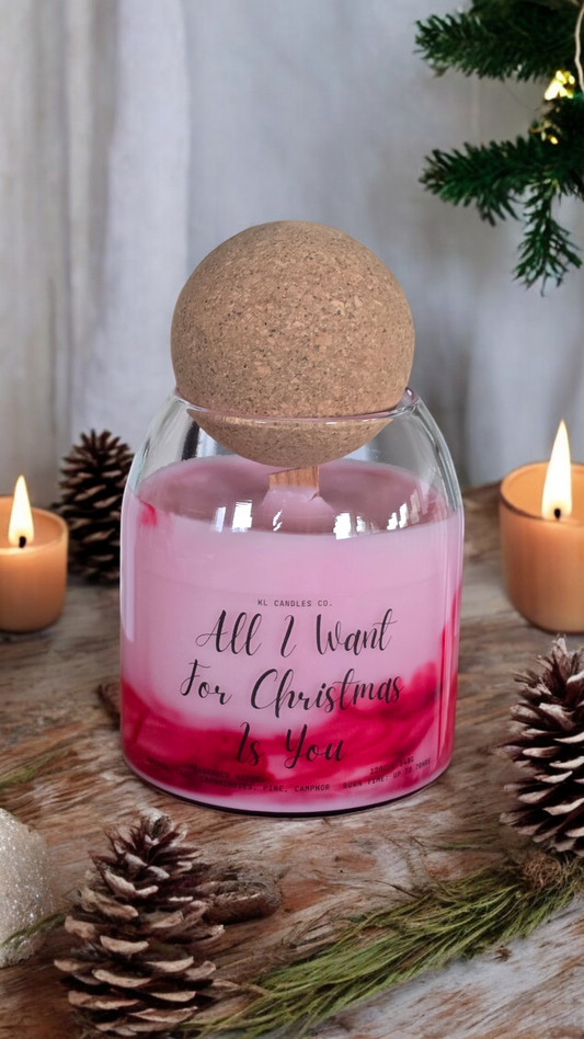 All I Want For Christmas Is You Scented Candle